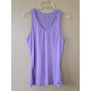 Under Armour Womens HeatGear Fitted Armour Racer Tank Top - Size Small